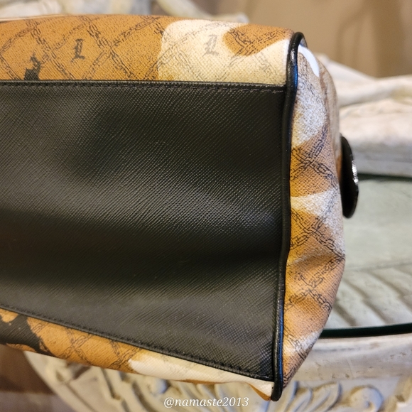 L.A.M.B. by Gwen Stefani Stencil  Satchel Luxury Designer Handbag NWOT #578 - Picture 8 of 16